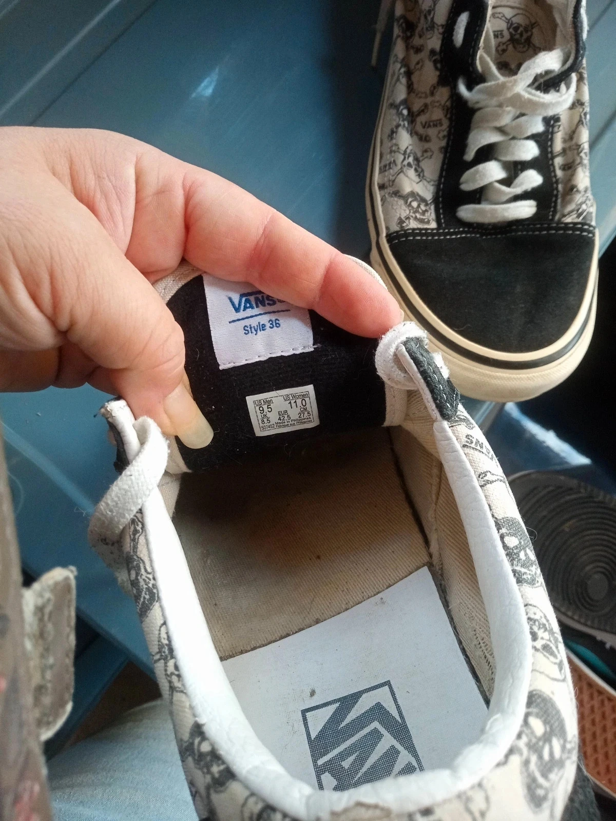 Zapatillas Vans Estilo 36 (Old Skool) con estampado de calaveras - Talla 42.5 – photo 16